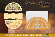 Mandala Napkin Holder Lasercut BUNDL, a Graphic by OTVEY DESIGN (Thumbnail 12 of 13)