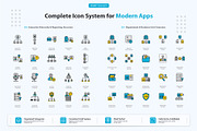 Organizational Structure Icons, an Outline Icon by vexper (Thumbnail 2 of 7)