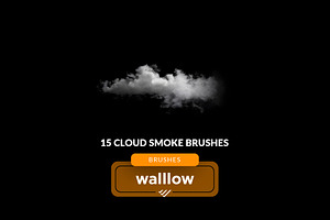 15 Cloud Smoke Photoshop Brushes