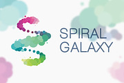 Spiral Galaxy Logo Template, a Branding & Logo Template by Dizaino-paslaugos (Thumbnail 1 of 3)