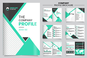 Corporate  profile brochure template, a Brochure Template by Tanuart