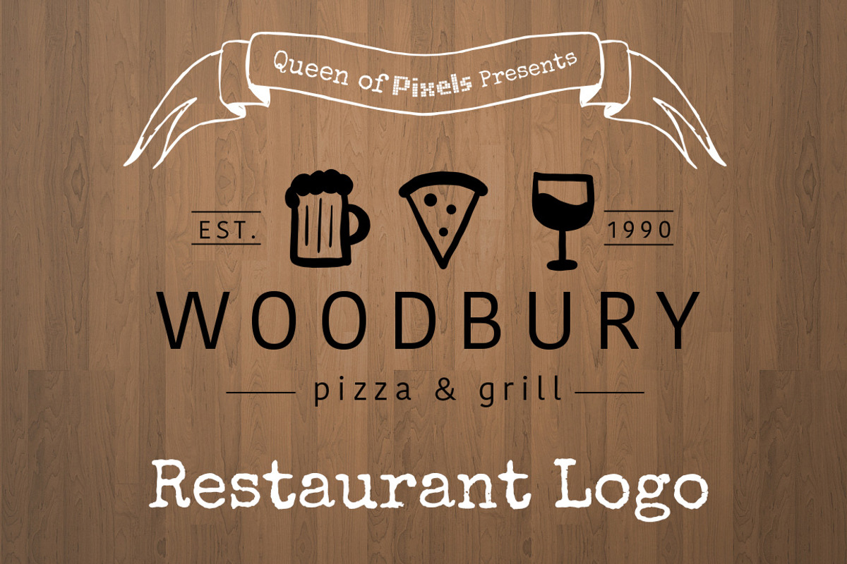 Restaurant Vector Logo, a Branding & Logo Template by queenofpixels (Photo 1 of 3)