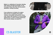CS Blaster – Techno Font, a Sans Serif Font by Craft Supply Co. (Thumbnail 5 of 8)