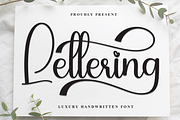 Lettering | Script Font, a Handwritten Font by Scratchones (Thumbnail 1 of 9)