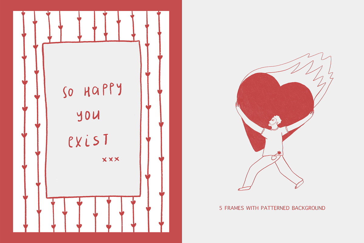 Love Line Art Collection, a Person Illustration by Annakniaz (Photo 9 of 15)