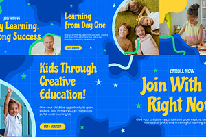Kids Academic After Effect, a Social Media Template by Loin Studio