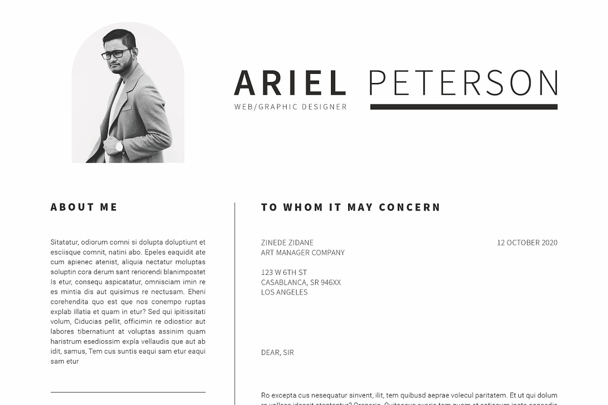 Resume Template / CV, a Resume Template by Peunayah (Photo 7 of 8)