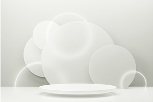 Minimalist product display podium on, a Textures & Material 3D Model by Anna Efetova