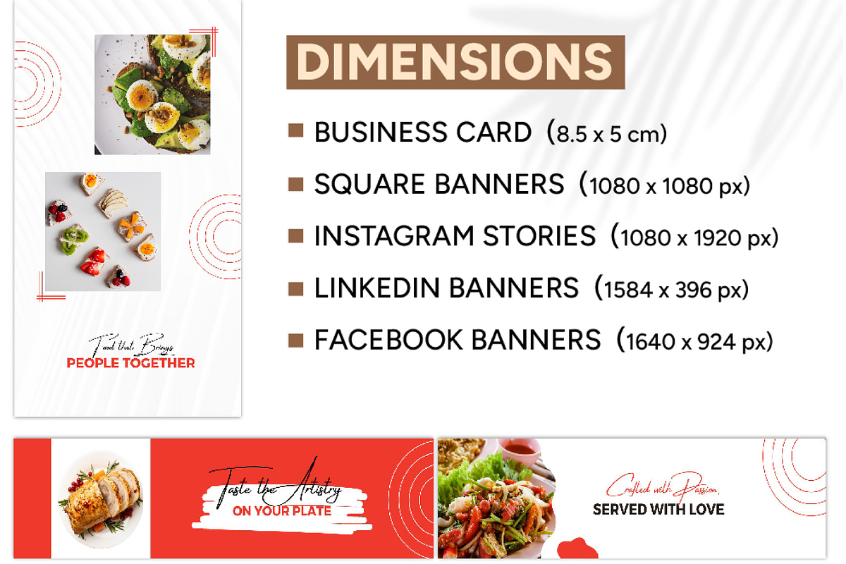 Cloud Kitchen Business Mini Bundle, a Social Media Template by Branding by Kellsey (Photo 5 of 5)