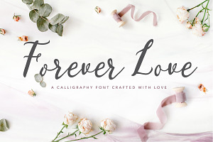 Forever Love: A Calligraphy Font
