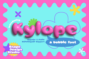 Kylope - Bubble Font