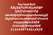 RoyHand, a Script Font by BluHead Studio (Thumbnail 5 of 5)