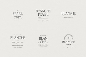 Blanche Logo Kit Logos Ai Eps Psd