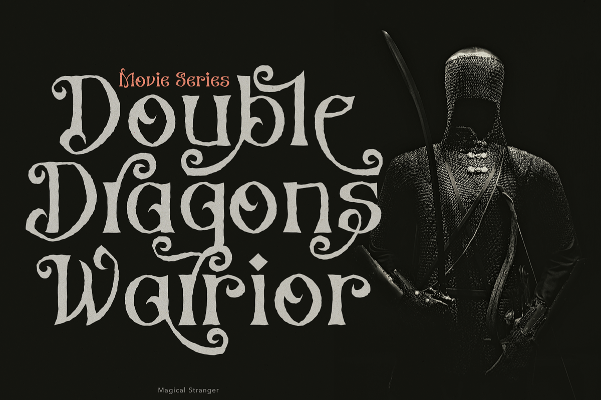 Magical Stranger Font, a Blackletter Font by madeDeduk (Photo 8 of 10)