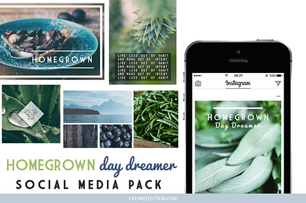 Social Media Pack: HOMEGROWN