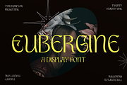 EUBERGINE - Display, a Font by Typetemp Studio (Thumbnail 1 of 16)