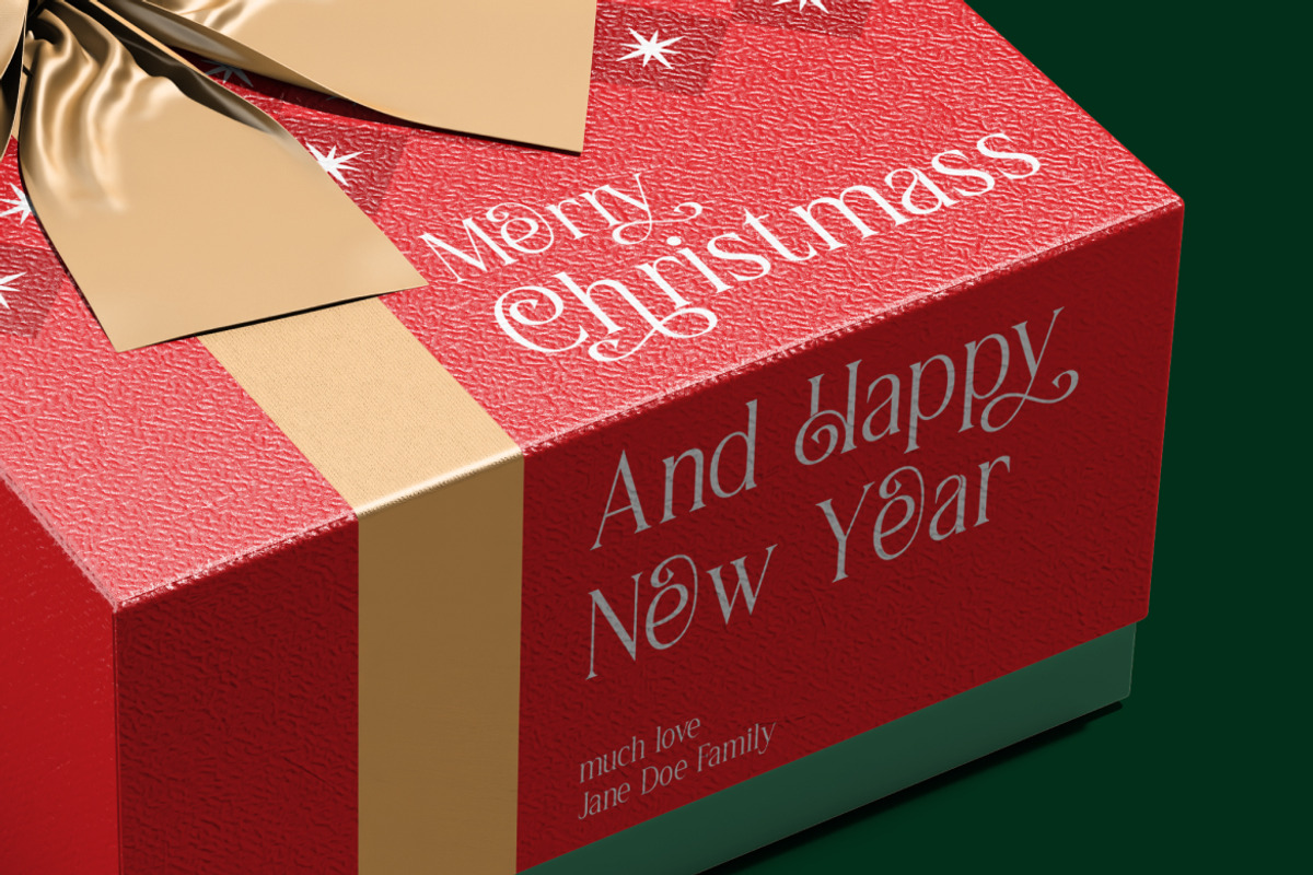 Holly Candle Christmas Font, a Serif Font by Rasio Studio (Photo 7 of 7)