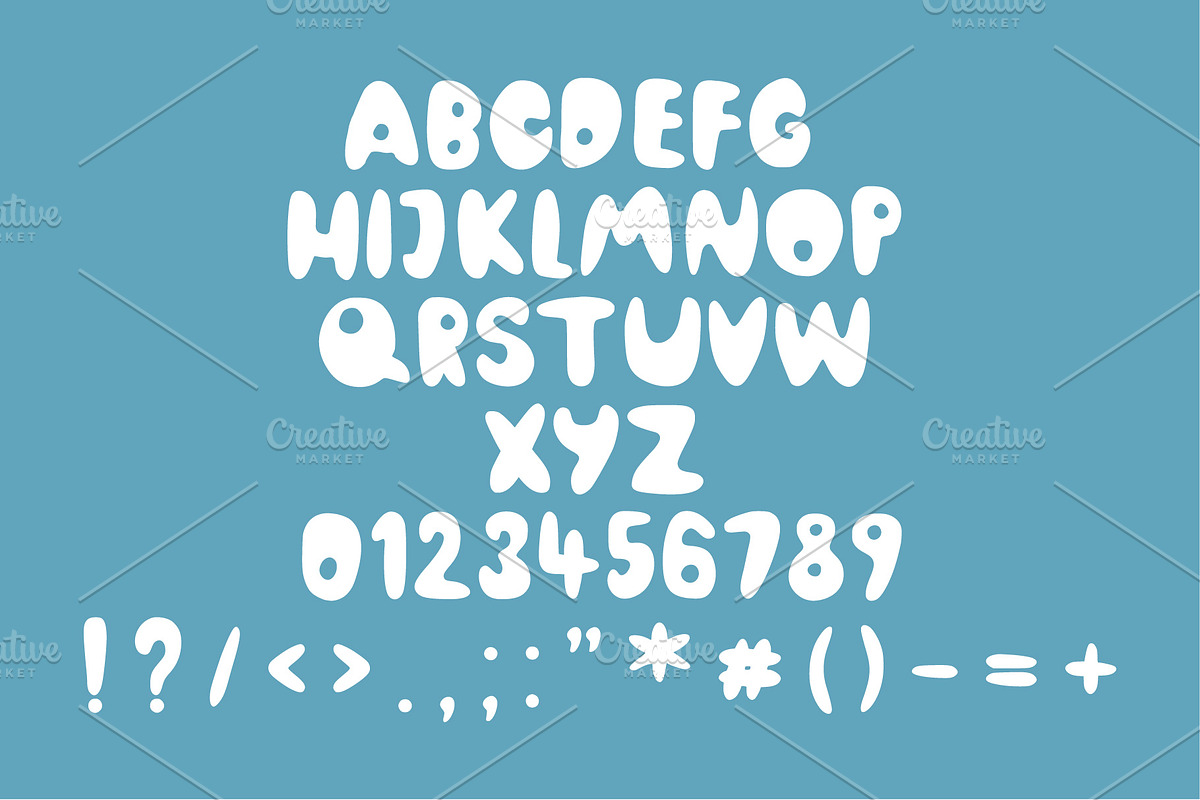 PlumpDon-Kids Font, a Font by DeShoff Art (Photo 1 of 6)
