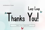 Lazy Loop, a Serif Font by Wow Magic (Thumbnail 3 of 3)