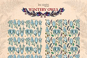 Wintery Owls, an Animal Illustration by Ink Stories (Thumbnail 16 of 26)