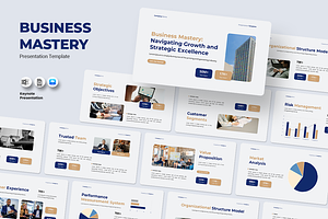 Business Mastery - Keynote Template, a Presentation Template by Iqsiart Studio
