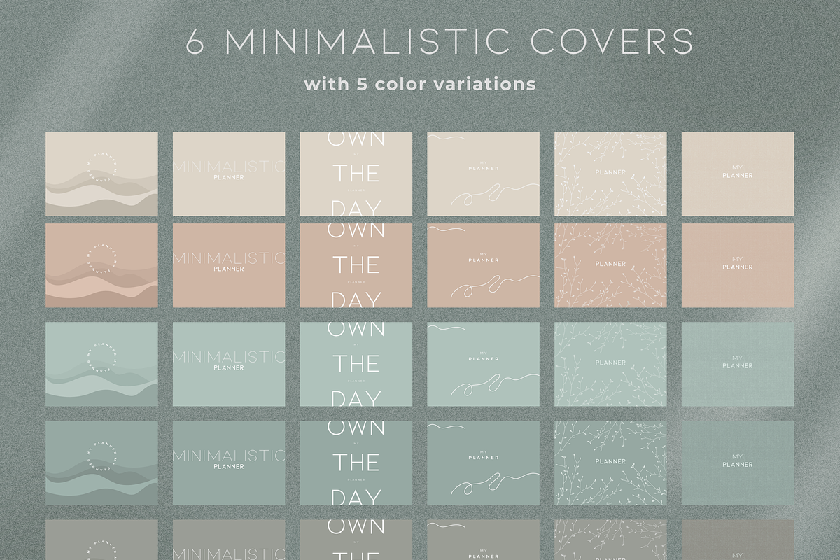 Undated Digital Planner iPad, a Websites & App Template by Makii Templates (Photo 9 of 10)