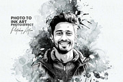 Photo to Ink Art Photoshop Action, an Action Add-On by MRI STUDIO (Thumbnail 1 of 10)