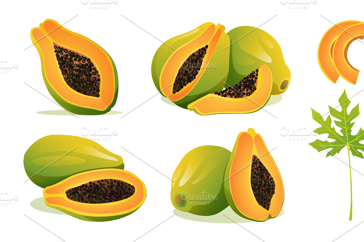 Fruit Cartoon Collection, a Decorative Illustration by YG Studio (Photo 12 of 22)