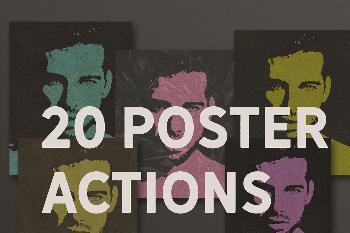 Poster Retro Color Effect Photoshop, an Action Add-On by Alexiva (Photo 7 of 8)