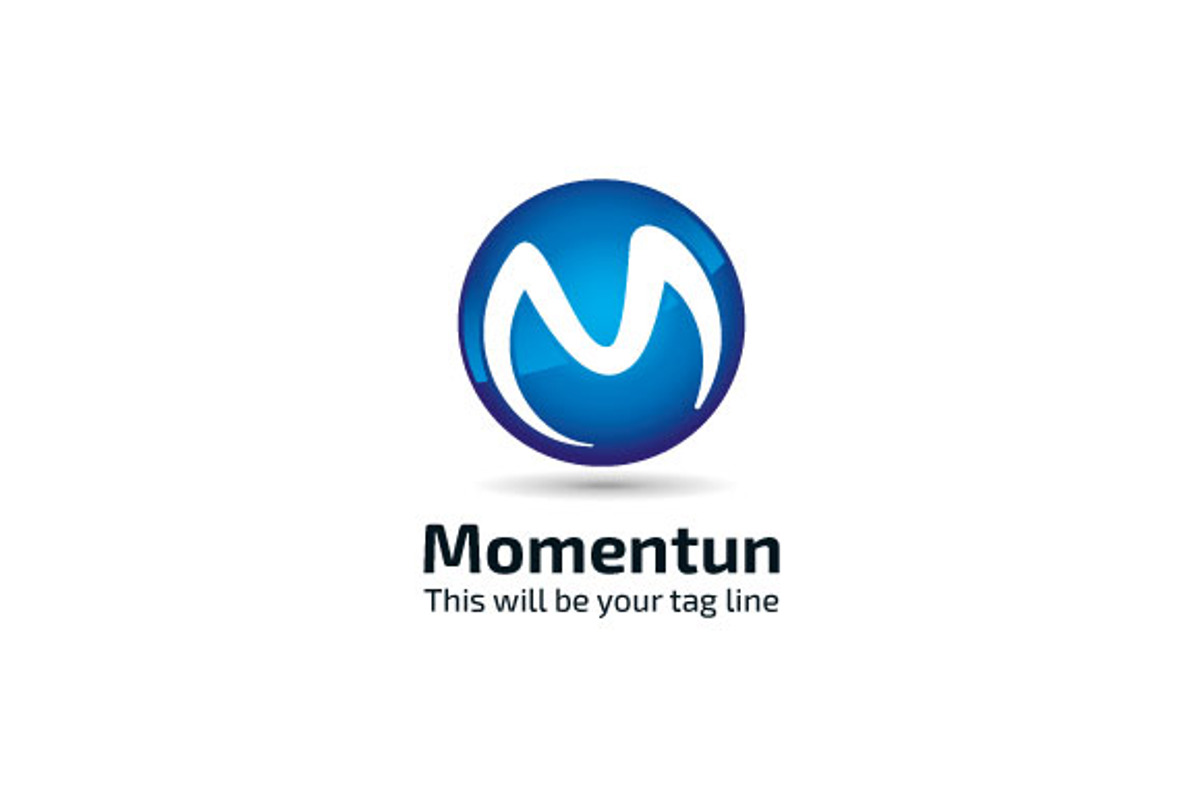 Momentun Logo, a Branding & Logo Template by The Branding Fusion (Photo 1 of 4)