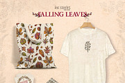 Falling Leaves Vintage Autumn Bundle, a Seasonal Illustration by Ink Stories (Thumbnail 20 of 20)