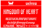 Kingdom of Heart font, a Font by weknow (Thumbnail 1 of 5)