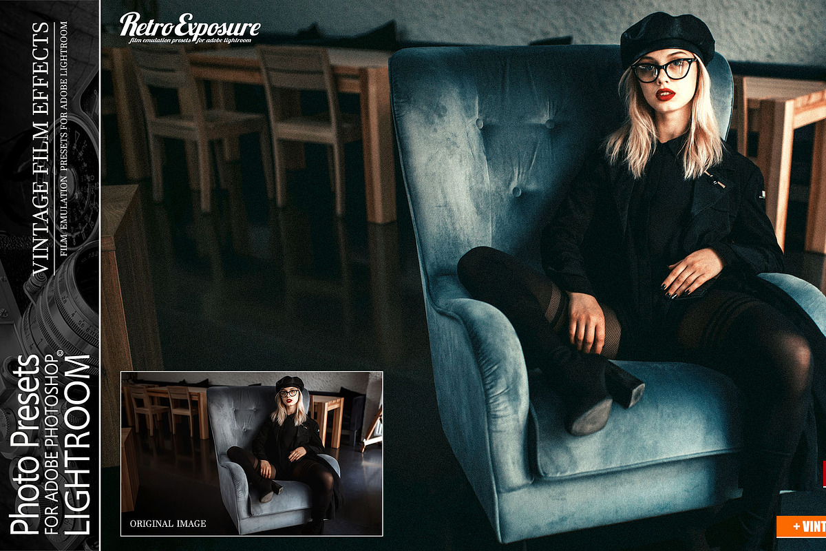 Presets for Lightroom Retro Exposure, an Action Add-On by Miracle_Design (Photo 24 of 51)