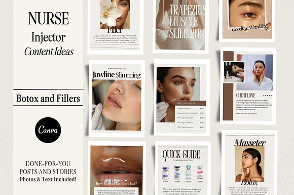 Botox and Filler Instagram Templates preview 8