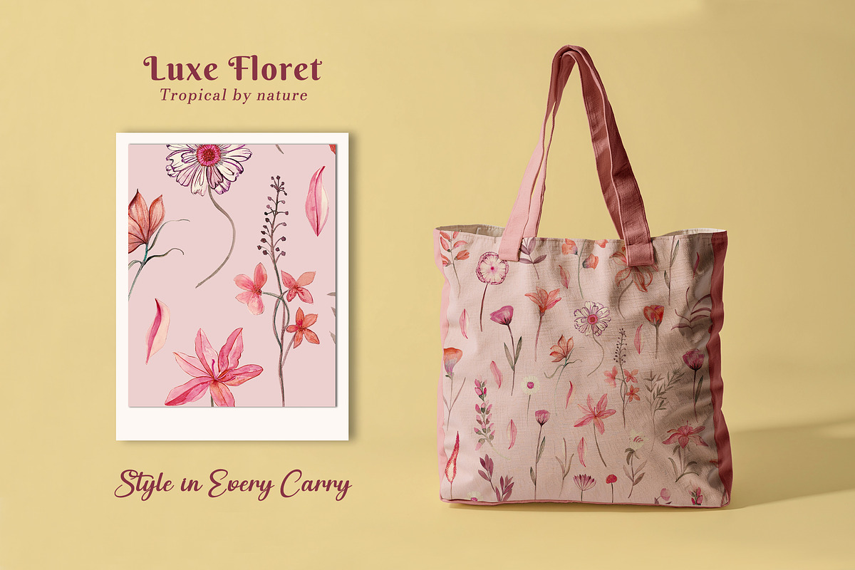 Luxe Floret Prints & Patterns, a Pattern Graphic by GND ART STUDIO (Photo 3 of 8)