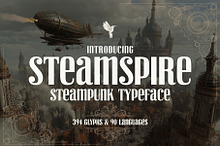 Steamspire - Steampunk Font