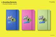 Sticker's Branding Mockup Bundle, a Packaging Mockup by Mocku (Thumbnail 10 of 25)