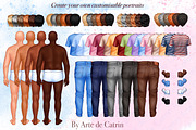 Our Huge Family Clipart, Parents, a Person Illustration by ArtedeCatrin (Thumbnail 3 of 10)