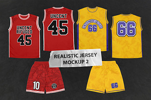 Realistic Jersey Mockup 2