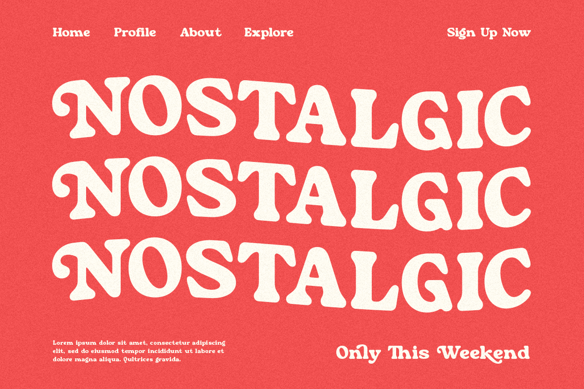 Kinara - Retro Serif Font, a Serif Font by Shakira Studio (Photo 8 of 10)