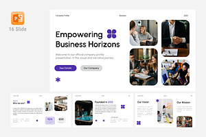 Clean Company Profile Presentation, a Presentation Template by Eklip Studio