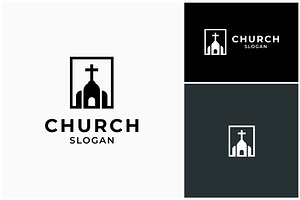 Church Chapel Worship Temple Logo, a Branding & Logo Template by ika trisiana