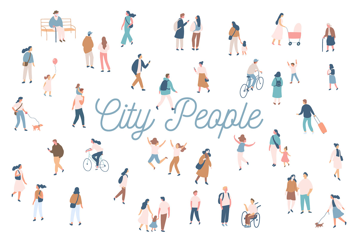 100+ People silhouette vector set, a Person Illustration by Vector_Art (Photo 7 of 12)