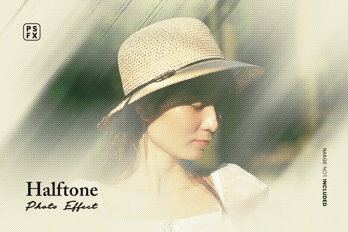 Halftone Photo Effect, a Layer Style Add-On by WudelMbois Studio (Photo 1 of 3)