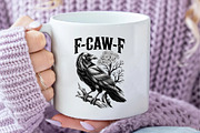 F-CAW-F Halloween Raven, Halloween P, an Illustration by Daily.Designs (Thumbnail 4 of 5)