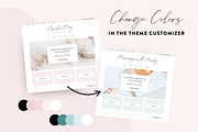 Pink Wordpress Blog Theme, a WordPress Template by Design Pixie (Thumbnail 5 of 9)
