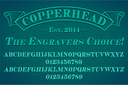 Copperhead Font, a Serif Font by Kustomtype (Thumbnail 3 of 3)