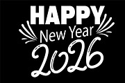 Lettering text for Happy New Year, an Object Graphic by hkmonir (Thumbnail 1 of 3)