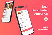 Salt Food Order UI Kit, an UI Kit Template by uicube (Thumbnail 1 of 3)