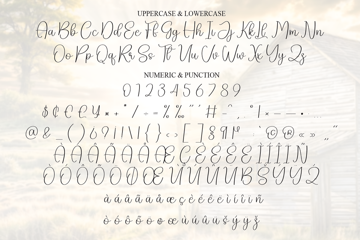 Vintage Farmhouse | Script Font, a Handwritten Font by Scratchones (Photo 7 of 8)
